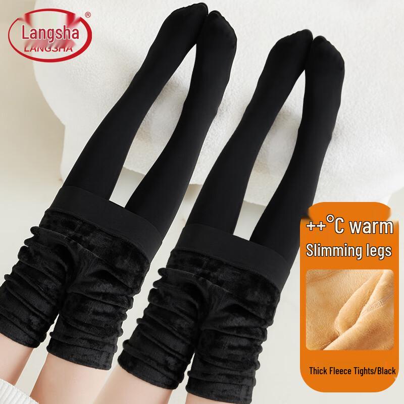LANGSHA Women's Warm Fleece-Lined Leggings