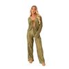 Missy Empire Womens/Ladies Plisse Wide Leg Trousers