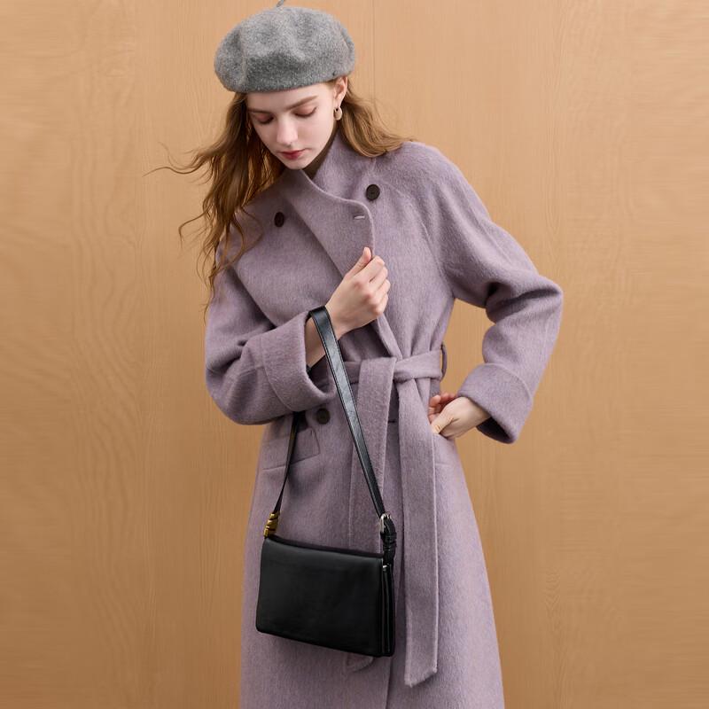 

Sancai Women s Alpaca Blend Double-Faced Lapel Coat S