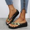 Furry Slippers For Women Ladies Fashion Summer Flip Flops Casual Rhinestone Butterfly Sandals Sandals For Woman