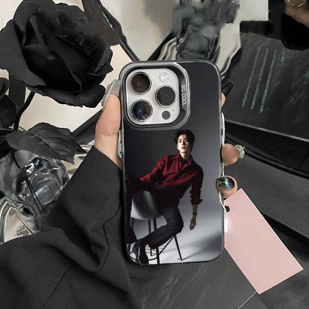 KOP Zhang Linghe Phone Case For iPhone17, 16,15,14,13,12 Pro Max Black Candy Matte Shockproof Cover