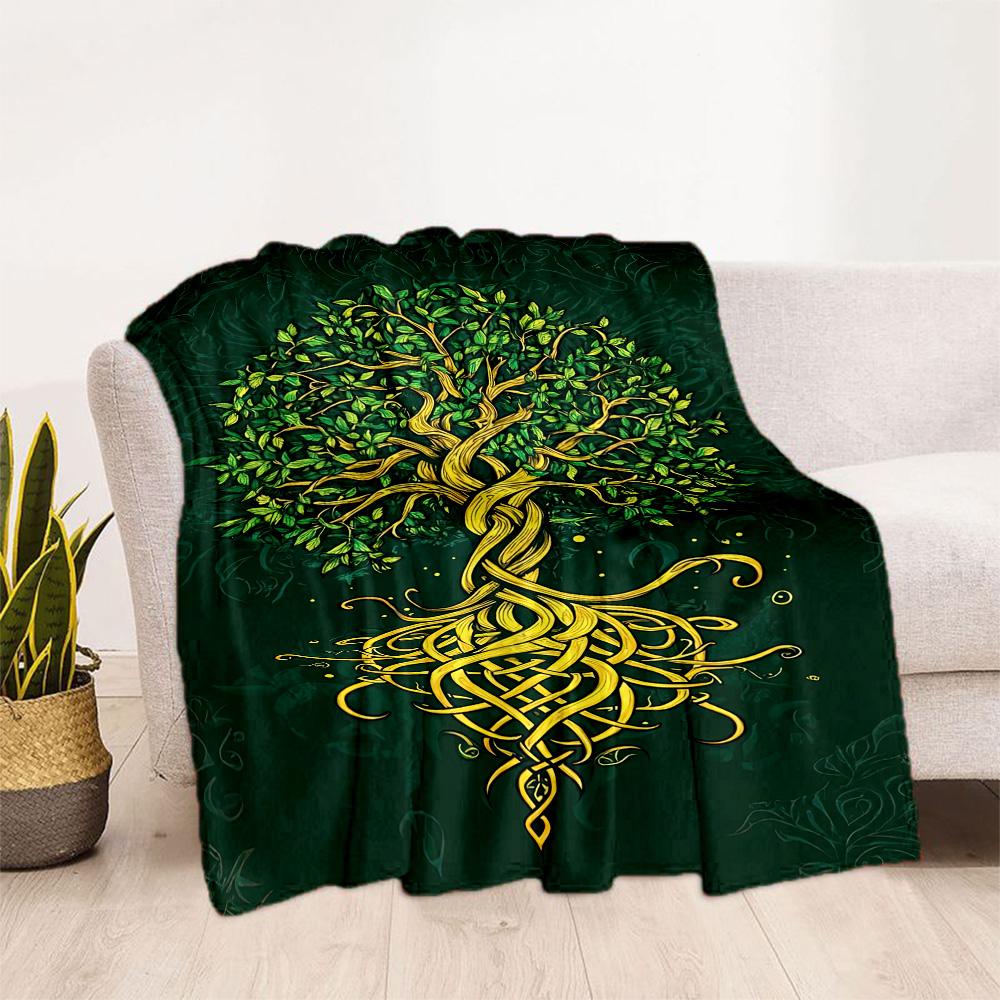 Gothic Style Blanket Soft Warm Cozy Suitable for Seaside Chair Office Four Seasons Universal Stylish Decor Suitable for Gifting Relatives and Friends