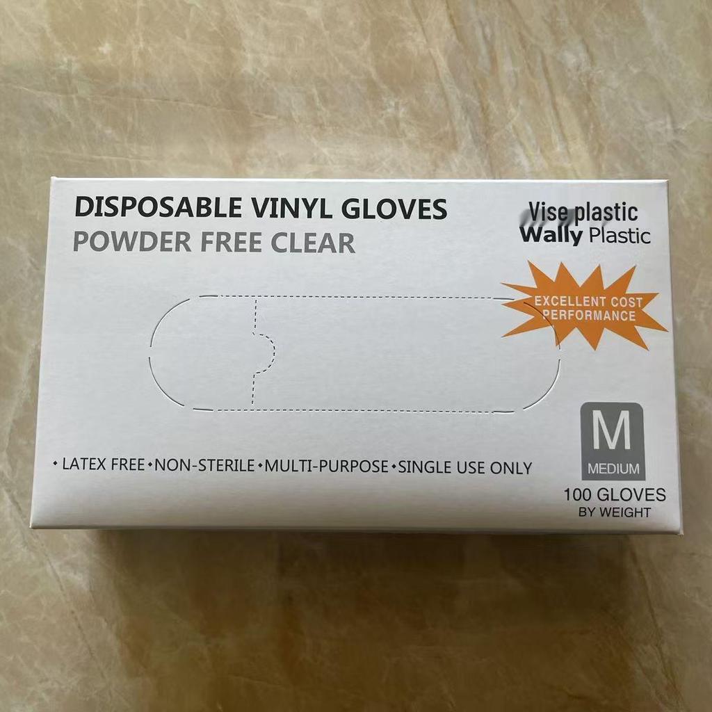 Vise Disposable PVC Gloves for Food Processing and Baking - Thickened, Food-Grade Protection