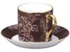 Okura Touen [Okura Touen x Chiso] Silent Garden Cup & Saucer, Coffee/Tea, Approx. 170cc, Made in Japan, 85C/C307