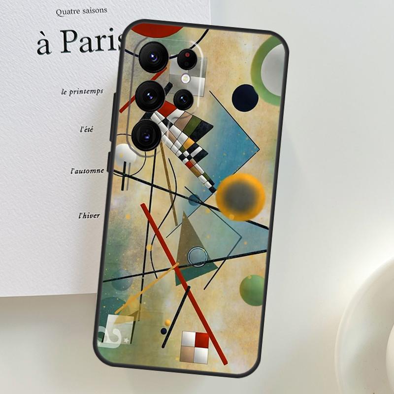 Wassily Kandinsky Abstract Case For Samsung Galaxy S26 Ultra S25 S23 S22 S21 S24 Ultra S10 S20 Plus S25 FE Phone Cover