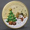 Santa Claus Commemorative Coins, Reliefs, Commemorative Medals, Metal Crafts, Gold Coins, Gifts, Christmas Gifts