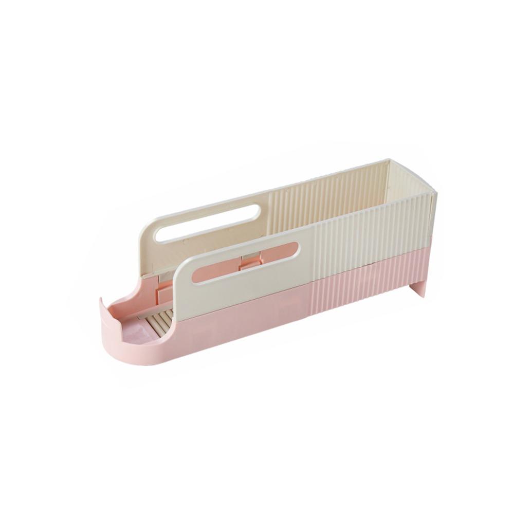 Foldable Drink Organizer Large Capacity Refrigerator Storage Rack Fridge Storage