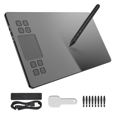 VEIKK A50 Graphics Drawing Tablet 10 X 6 Inch Large Active Area 8 Express Keys & Gesture Touch-Pad