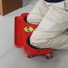 Ginocchiere su Ruote Ginocchiere Carrello a Rotelle per Posa Piastrelle, Meccanici, Garage Rosso