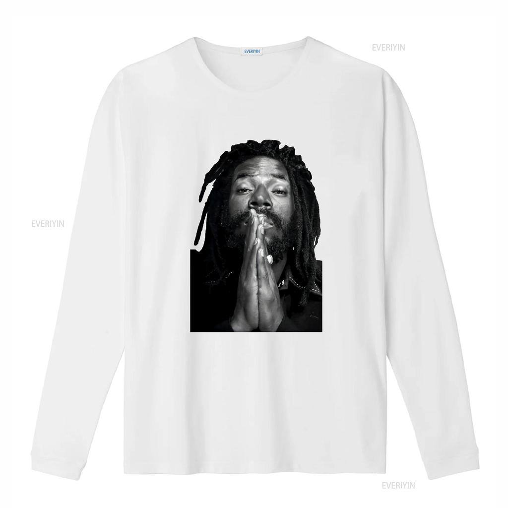 Streetwear Black White Praying Dreadlocks Rasta Unisex Portrait Print Casual T Shirt vintage Washed Comfortable Slightly Stylish
