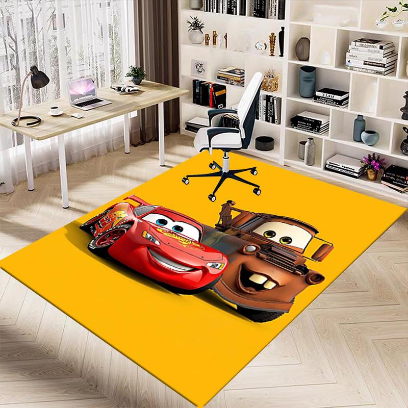1pc Car Adventure Friendship Carpet for Playroom Bedroom Living Room Sofa Home Decor,kids Game Area Rug Non-slip Floor Mat Y72930