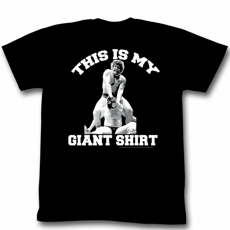 Andre The Giant Death Black T-Shirt S