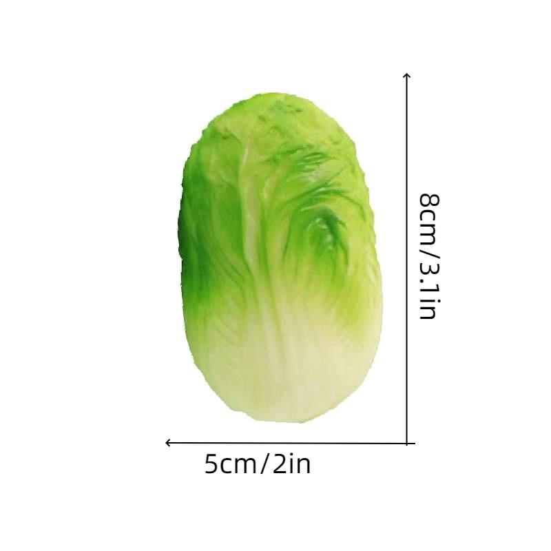 New Release Vegetable Cabbage Squeeze Toy For Kids Soft And Realistic Stress Relief Toy