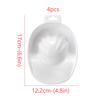 Pack of 4 Nail Soak Tray Bowl Soften Cuticle Professional Soaking Removing Artificial Nails Plastic Nails Soaking Bowls