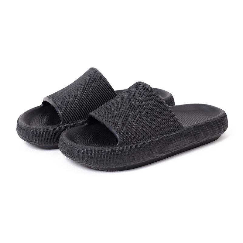Fashion GOOHOJIO 2024 Men Fashion Summer Slides Thick Sole EVA Slippers Non Slip Ladies Male Shoes Comfort Suitable Outdoor and Indoor