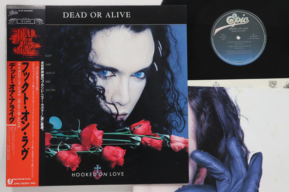 

LP Record DEAD OR ALIVE - Hooked On Love 183P810 EPIC 1987 Japan Obi Rock Used