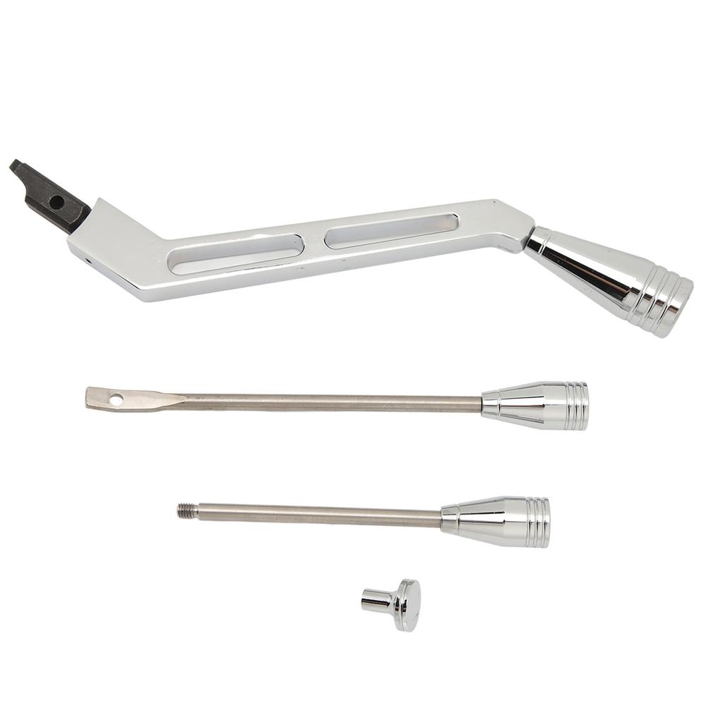 Schalthebel-Blinker-Warnblinker-Neigungssatz, polierter Billet-Edelstahl, hohe Festigkeit für Autos