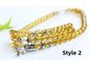 Amethyst and Citrine Glass Bracelets - Fashionable Accessories
