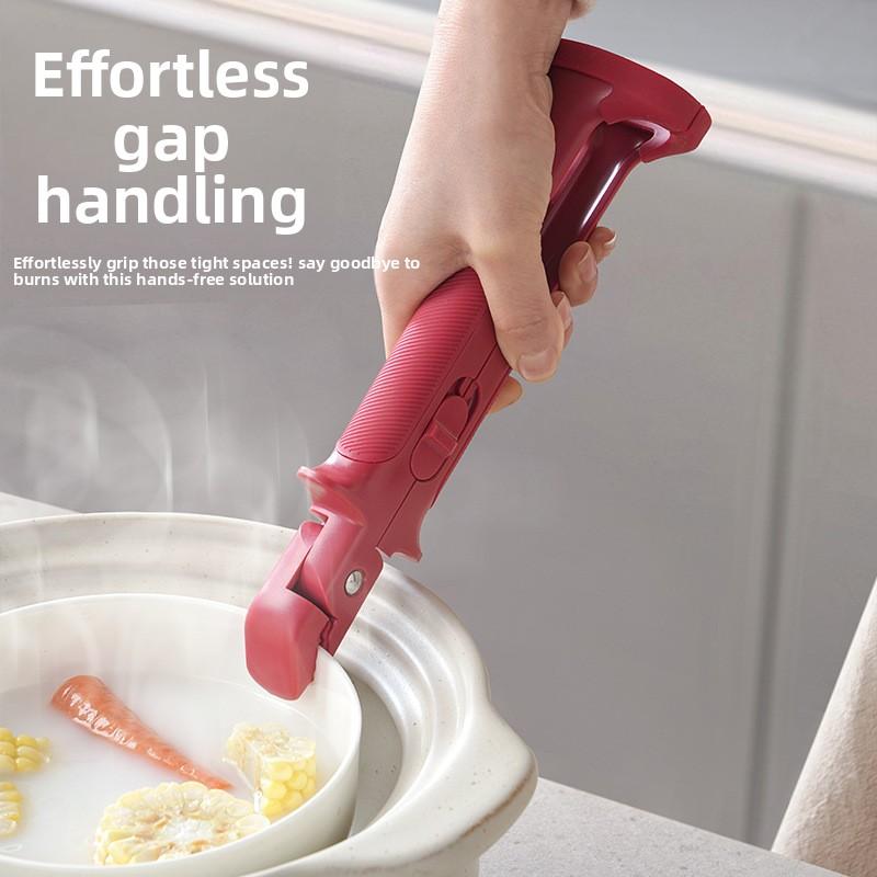 High-end Anti-scald Bowl Holder, New Silicone Anti-slip Kitchen High-temperature Resistant Multi-functional Holder, Steamer Holder