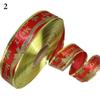 38cm Two Delightful Tone Printed Ribbon For Creative Christmas Tree Hanging Decor