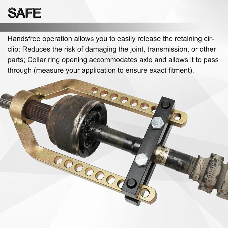 9 hull Universelt ledd demonteringsverktøy CV-ledd avtrekkerverktøy Akselseparatorverktøy Demonteringsverktøy for reparasjon