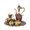 Set Teiera Multifunzionale Metallo Vintage Set Vino Set da Servizio Tè Set Tè Turco Casa