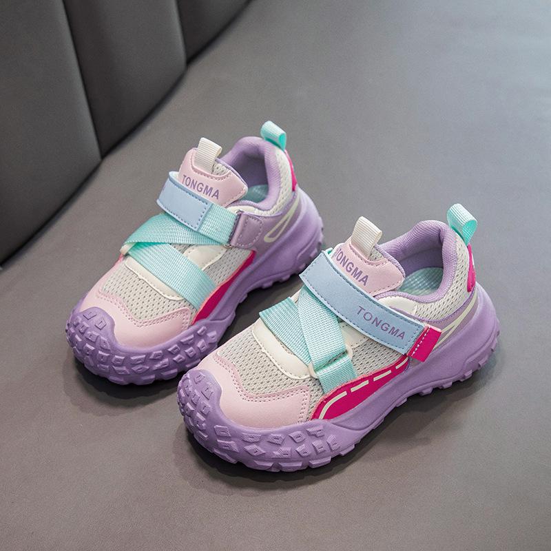 Dívčí módní sportovní boty podzimní dětské běžecké boty měkká podrážka módní cestovní boty