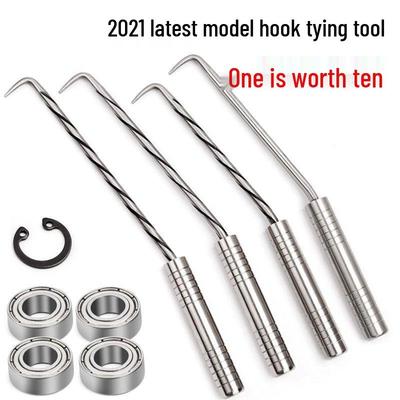 Stainless Steel Rebar Tying Hook with Four Bearings