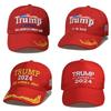 Trump America Take Back Usa Signature 2024 Red Shadow Embroidered Cap Hat