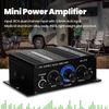 Snsowed HiFi Stereo 2.0 Channel 2x20W Digital Power Amplifier with Bass and Treble Controls for Home Theater Speakers
