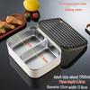 Portable Titanium Lunch Box with 2 Compartments