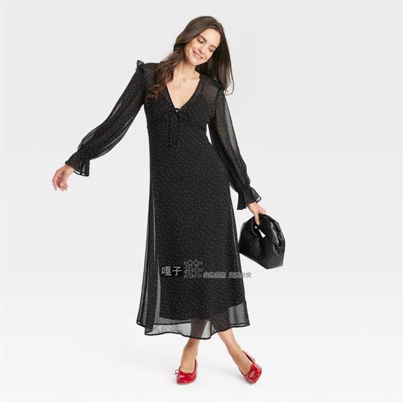 Export USA a * Spring Summer plus Size Women's Clothes Chiffon Dress Suspender Dress Two-piece Set Sheer Maxi Dress
