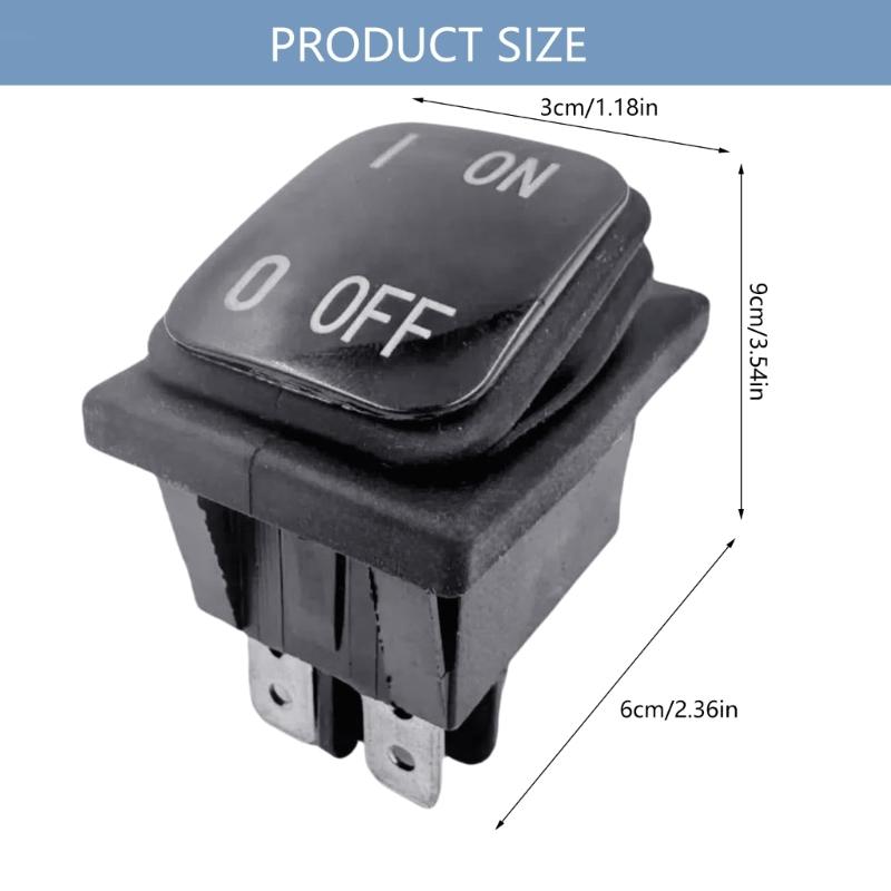 Waterproof Toggle Switches Corrosion Resistant Quick Connect Solution Marine Grade Electrical Component for 440
