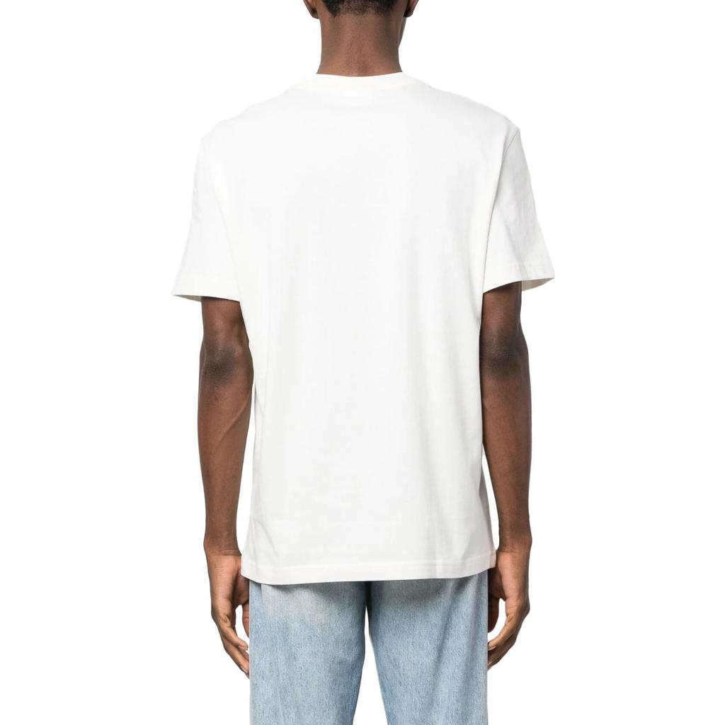 Calvin Klein Loose Casual Letter Print Short Sleeve T-Shirt Men Tops White K10K111-119