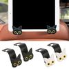 2PCS Cute Cat Car Headrest Hook Back Seat Organizer Holder Auto Fastener Hangers Auto Storage Interior Accessories
