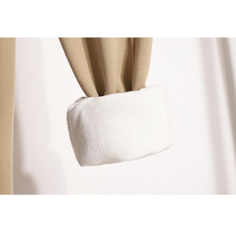 Winter Harlan Bunched Feet and Fleece Embroidered Thick Sweatpants