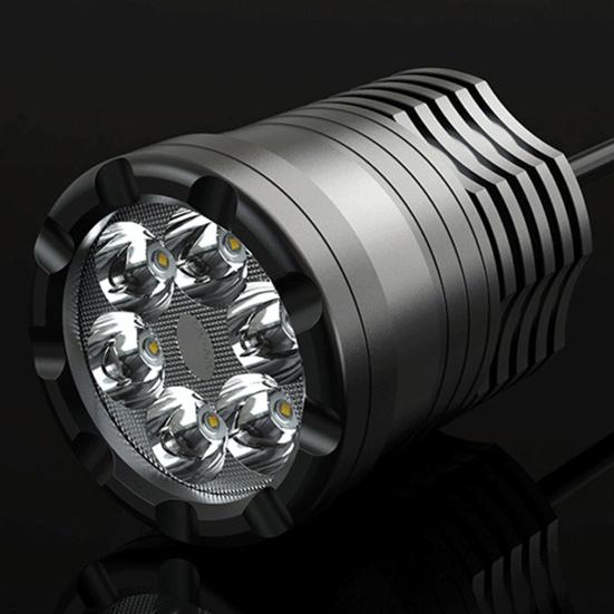 Motocyklový LED světlomet 3200 vysoce lumenů Super jasný IP67 Vodotěsný 6000K Univerzální Snadná instalace Výměna motocyklového světlometu