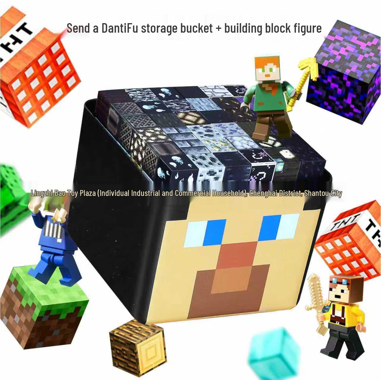 Cross My Cube: Magnetic Building Blocks Toy Set with Storage For Kids