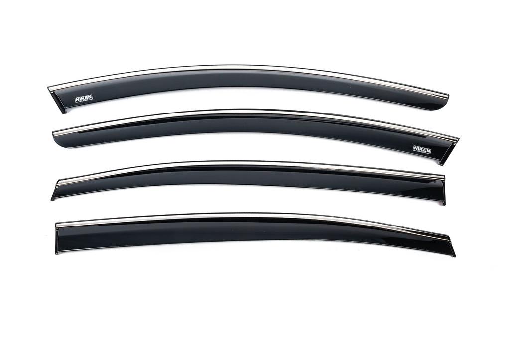 

Windshields with chrome (4 pcs, Niken) for Dacia Logan III 2021-