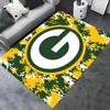 Green Bay Packers Teppich für Wohnzimmer Schlafzimmer Zuhause Sofa Dekoration, Kinderspiel Rutschfeste Bodenmatte