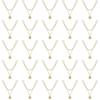 Gold Layering Paperclip Chain Necklace Adjustable Initial Necklace Jewelry