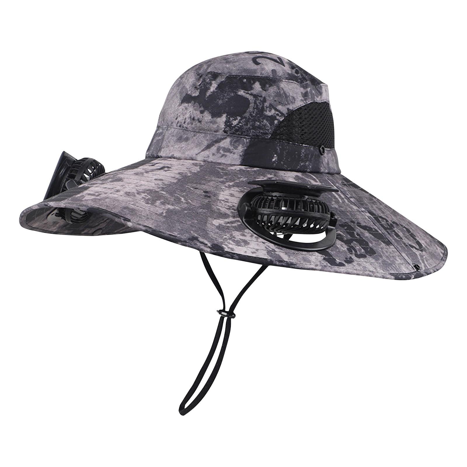 

Кепка с вентилятором на солнечной батарее, Летняя шляпа, Рыбацкая шляпа, Защита от солнца, Затенение, Кондиционирование, Рыбак, Альпинизм, Защита от УФ-лучей One Size