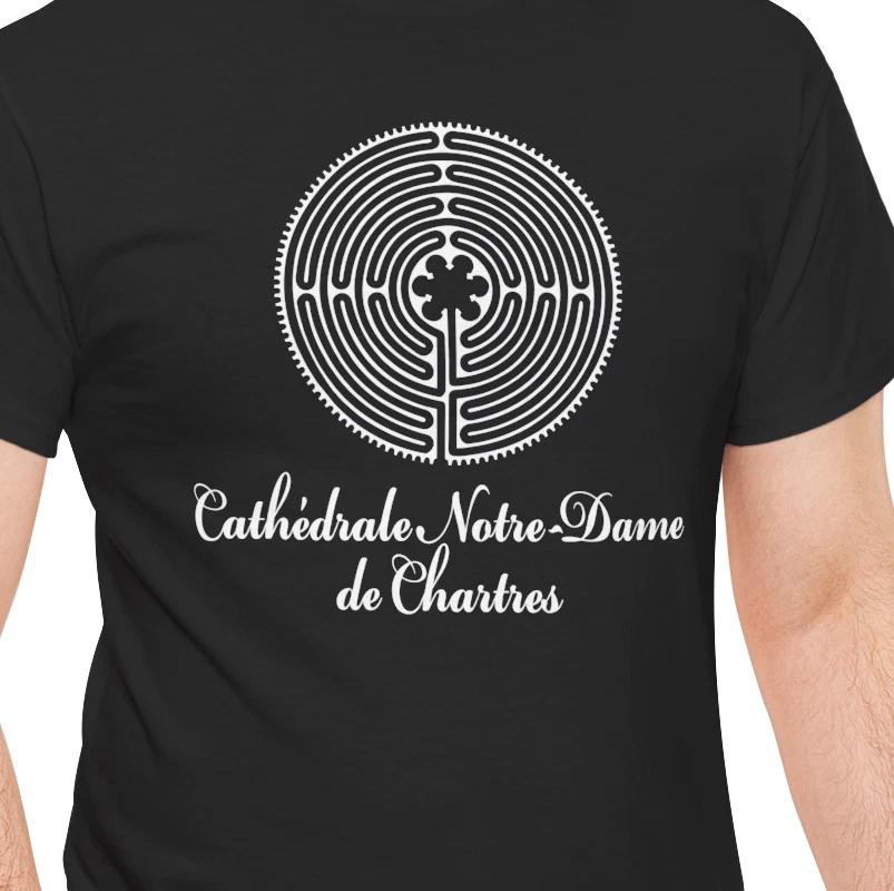Chartres Cathedral Labyrinth Tee | Cathédrale Notre-Dame de Chartres design S
