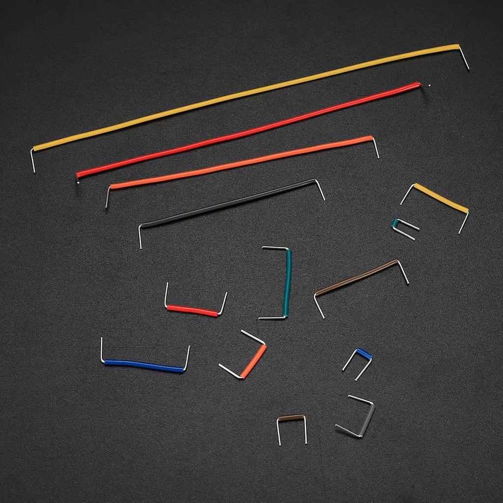 2-125 Mm Breadboard Jumper Wire Kits, PCB Circuit Boards Jumper Wire Cables Assortment Kits with 14 Different Lengths, for Breadboard Prototyping