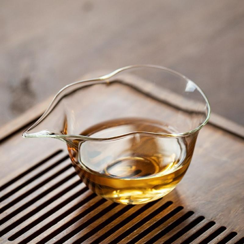 Japanese Style Heat-resistant Glass Fair Cup Kung Fu Tea Transperent Tea Separator Teaware Tea Ceremony Accessories 2025 New