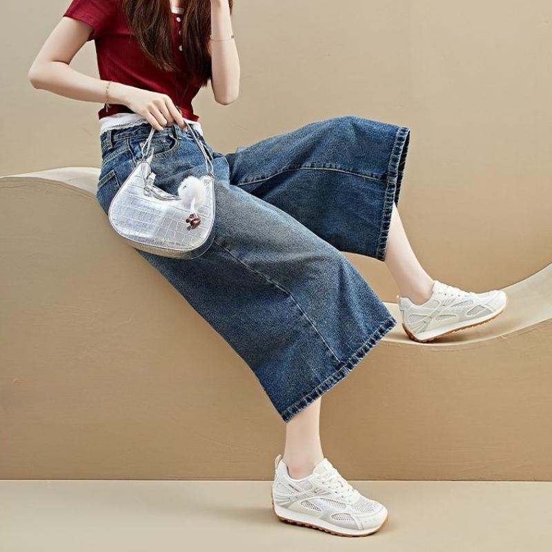 Silver Mesh Women's Sneakers Versatile Lightweight Breathable Casual Shoes Fashion Lace-up Height-enhancing Platform Shoes 2025