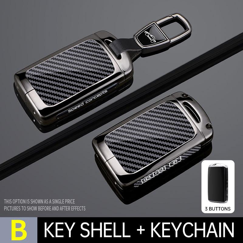 Mazda Car Key Case for Mazda 3, CX4, CX5, CX30, CX50 - Full Coverage Protective Shell for Men & Women