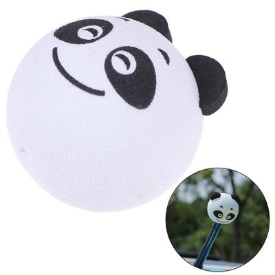 Cute Panda Car Antenna Aerial Ball Eva Topper Truck Suv Pen Decor Gift Toy