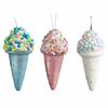 Ice Cream Hanging Decoration for Christmas Tree Tiered Tray Window Mantelpiece Packaging Winter Festival Decoration