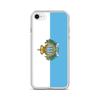 Coque Téléphone – Drapeau Saint-Marin – Compatible iPhone 6 – Étui Souple – Résistant Et Antichoc - Silicone - Pixelforma